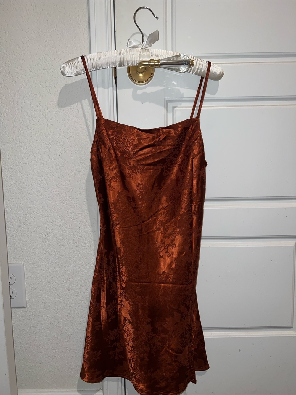 Princess Polly burnt orange slip